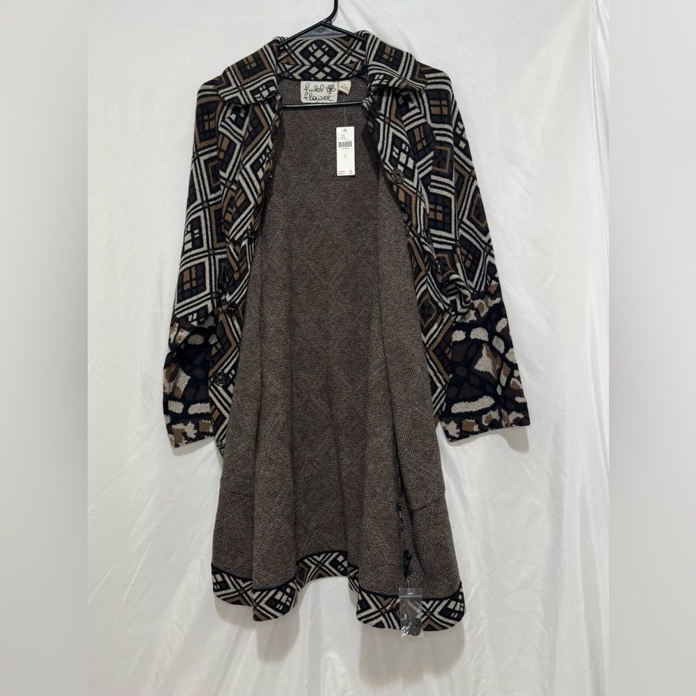 Anthropologie Geo Wool Sweater Coat 
Size S - Picture 2 of 8